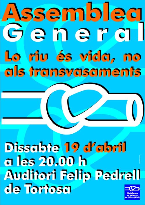 cartell assemblea PDE