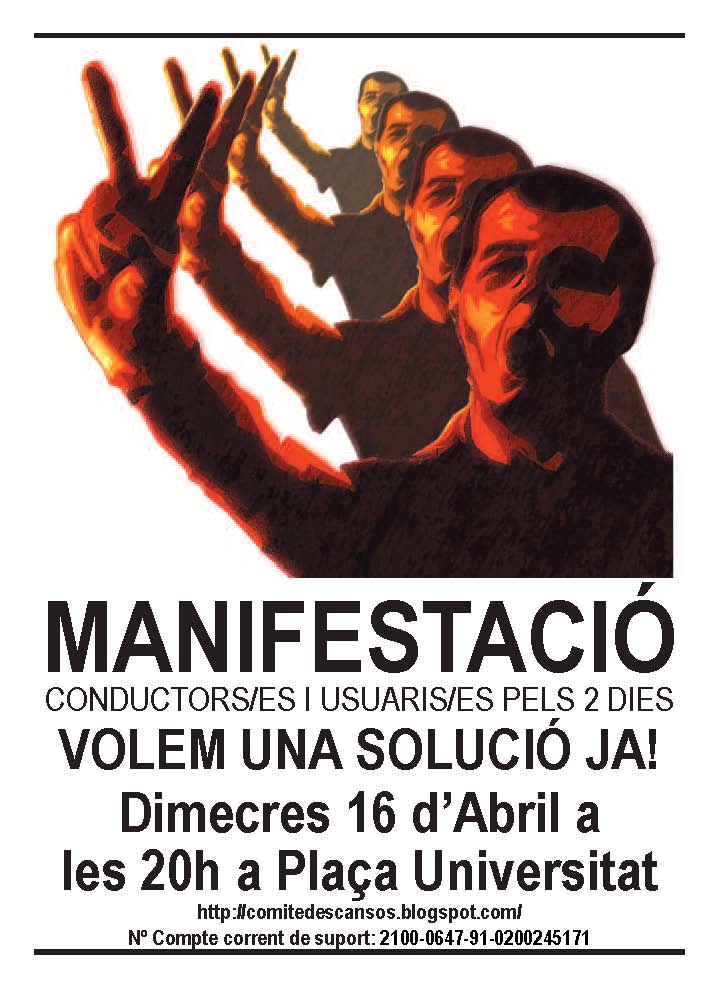 cartell mani 16 d'abril