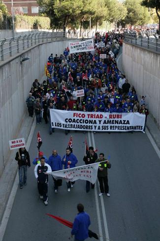 Manifestació a Rubí