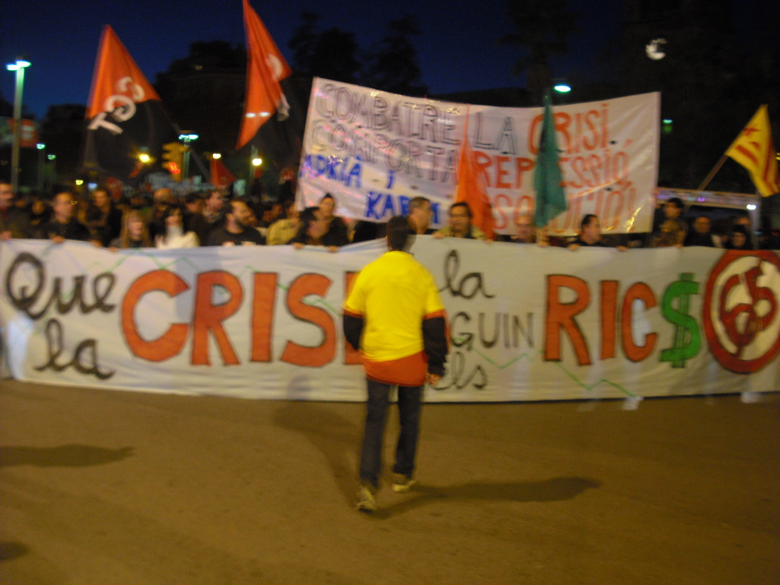 Capçalera de la manifestació