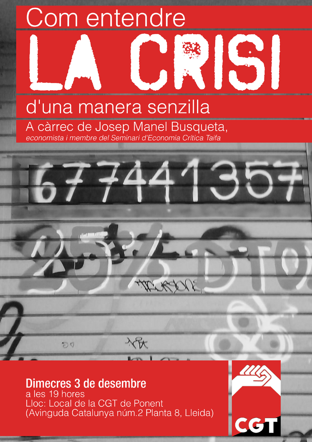 cartell xerrada Lleida