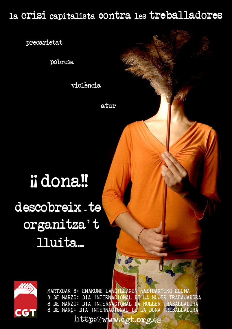 cartell CGT 8 març 2009