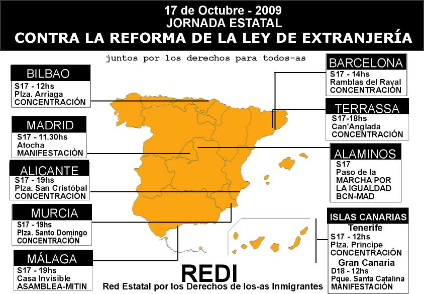 Mapa manifestacions