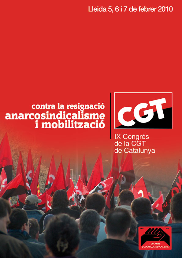 Cartell IX Congrés CGT Catalunya