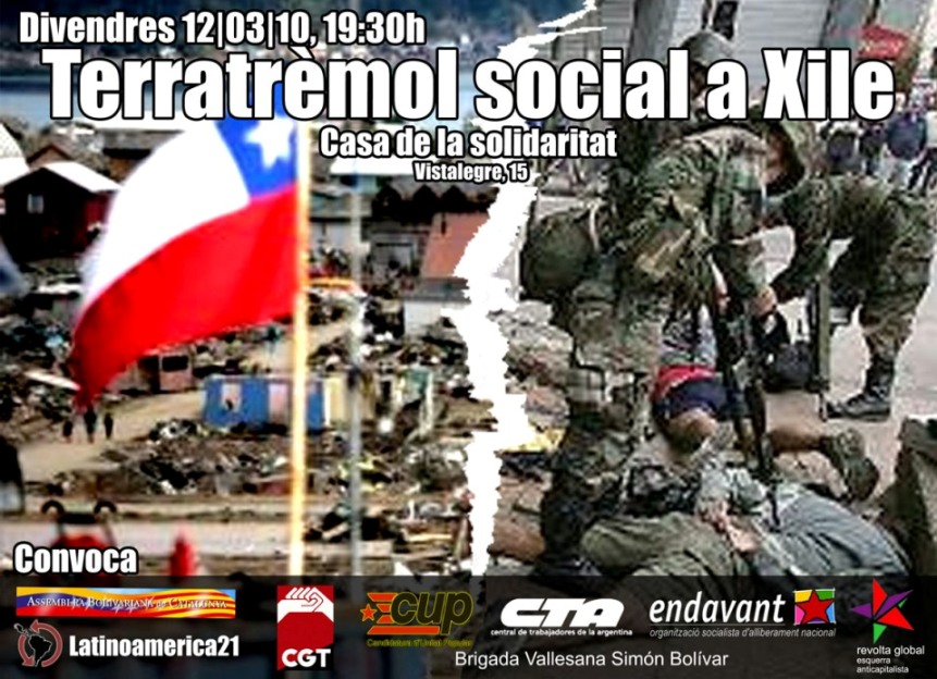 Cartell xerrada Xile