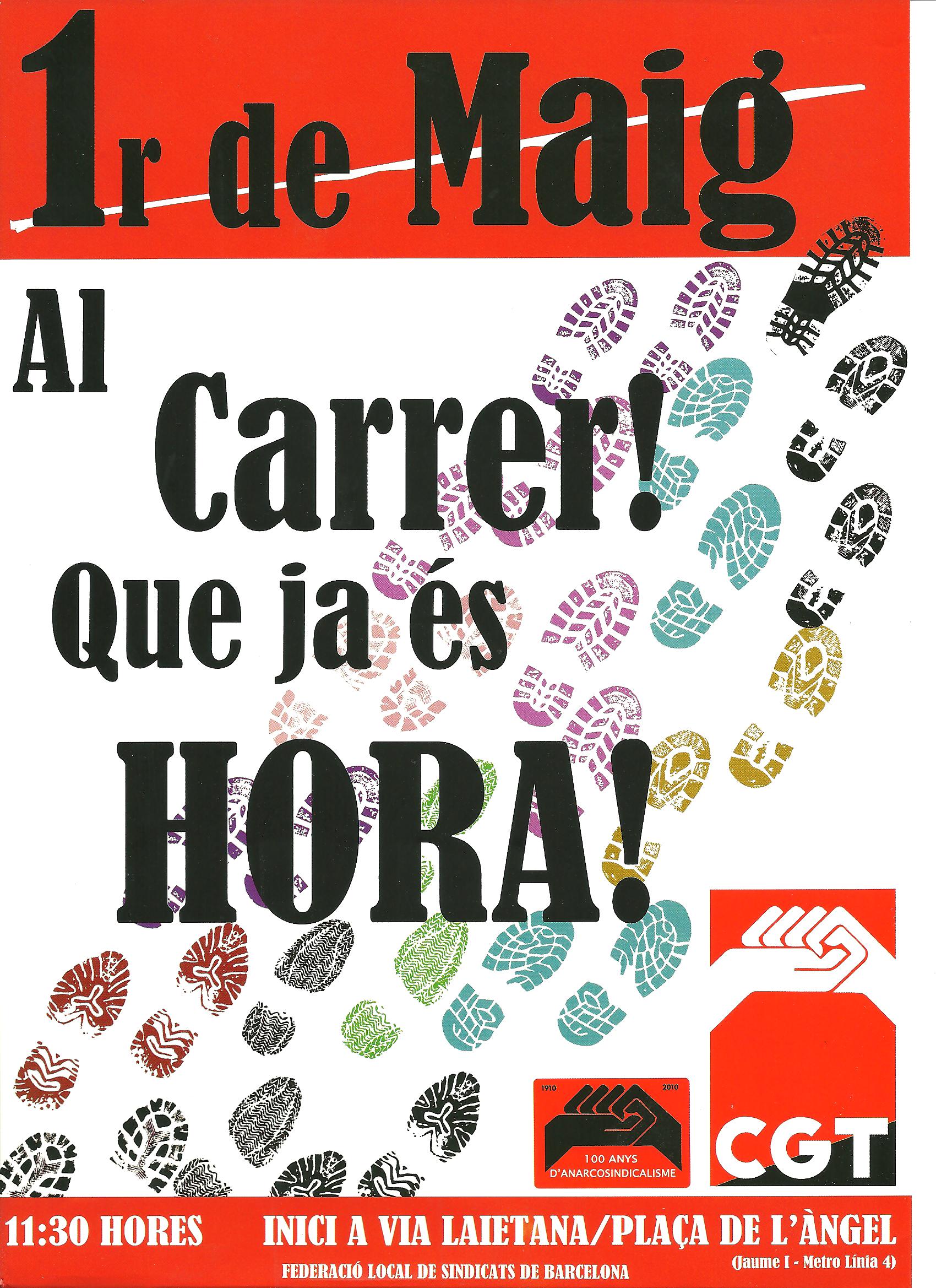 Cartell 1r Maig Barcelona