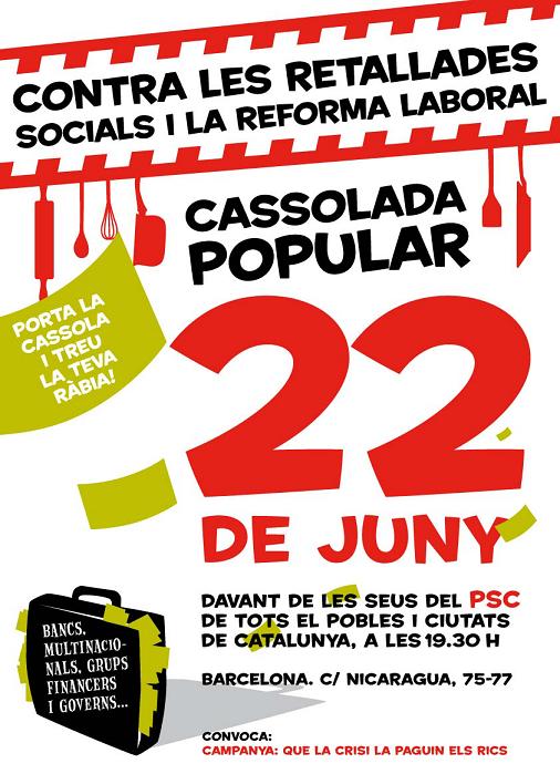Cartell cassolades