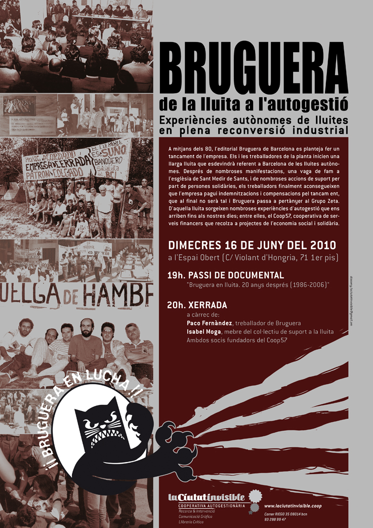 Cartell xerrada Bruguera