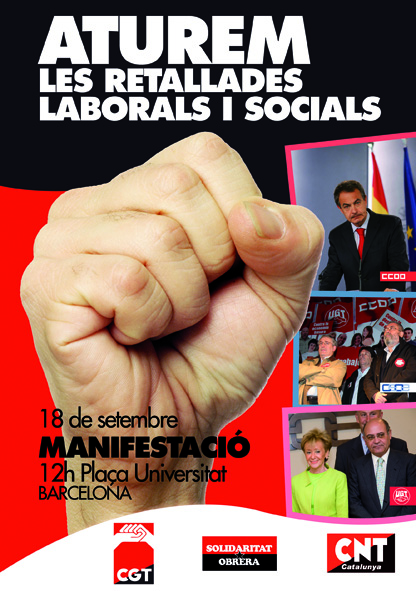 Cartell en català