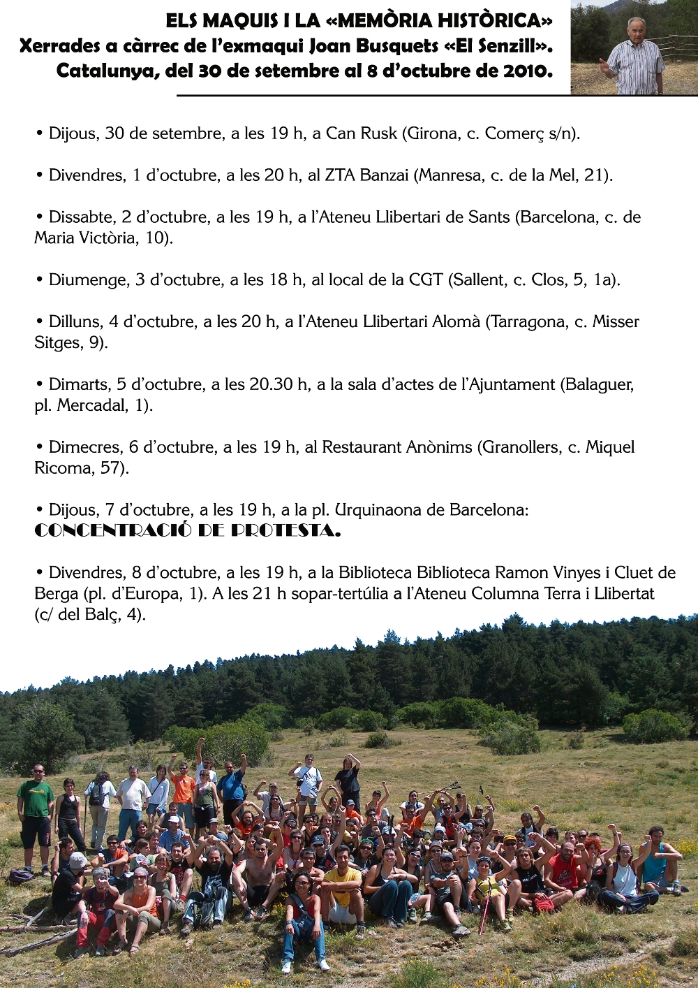 Cartell xerrades Joan Busquets