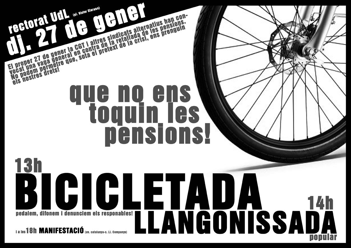 bicicletada contra la retallada