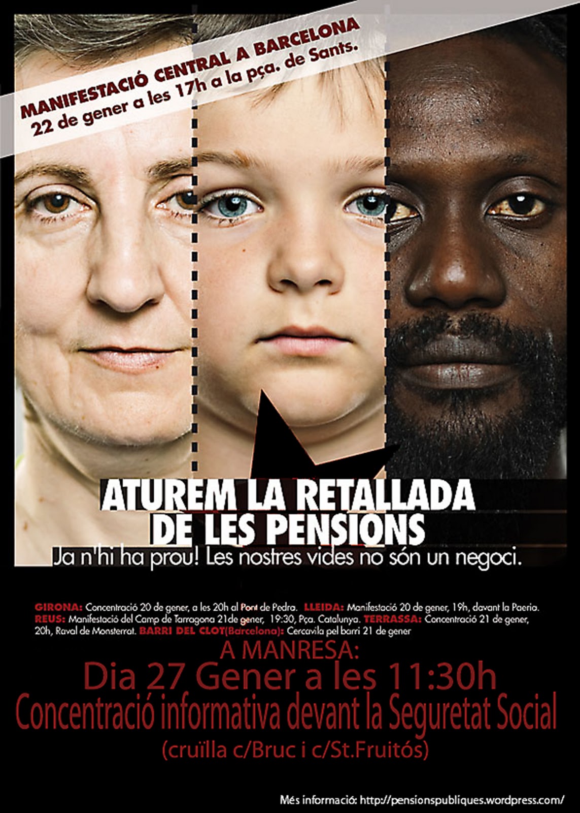 cartell 27 gener Manresa