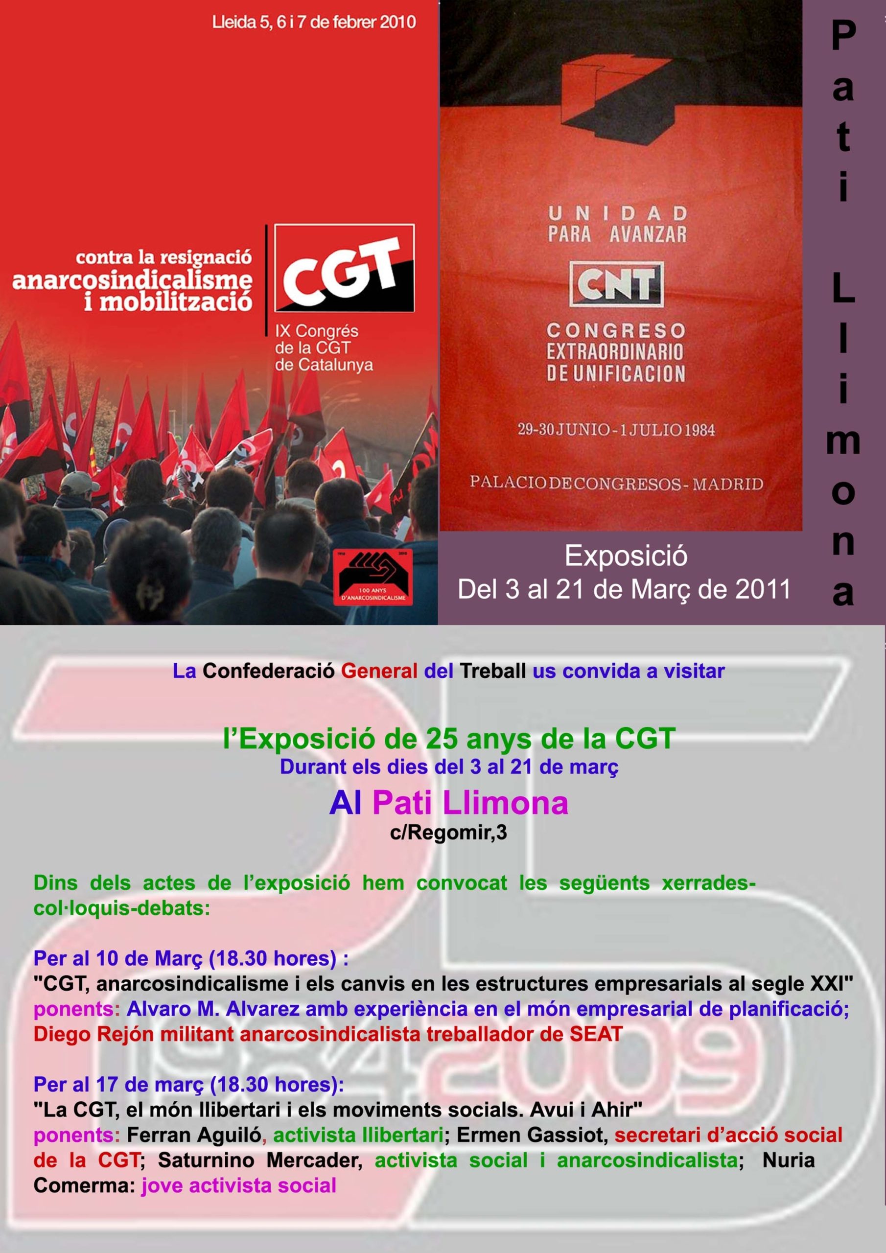 Cartell expo 25 anys Bcn