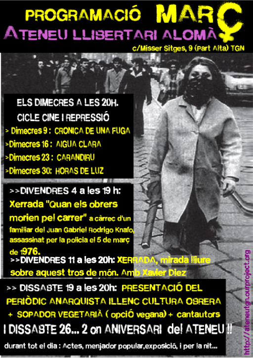 cartell març ateneu alomà