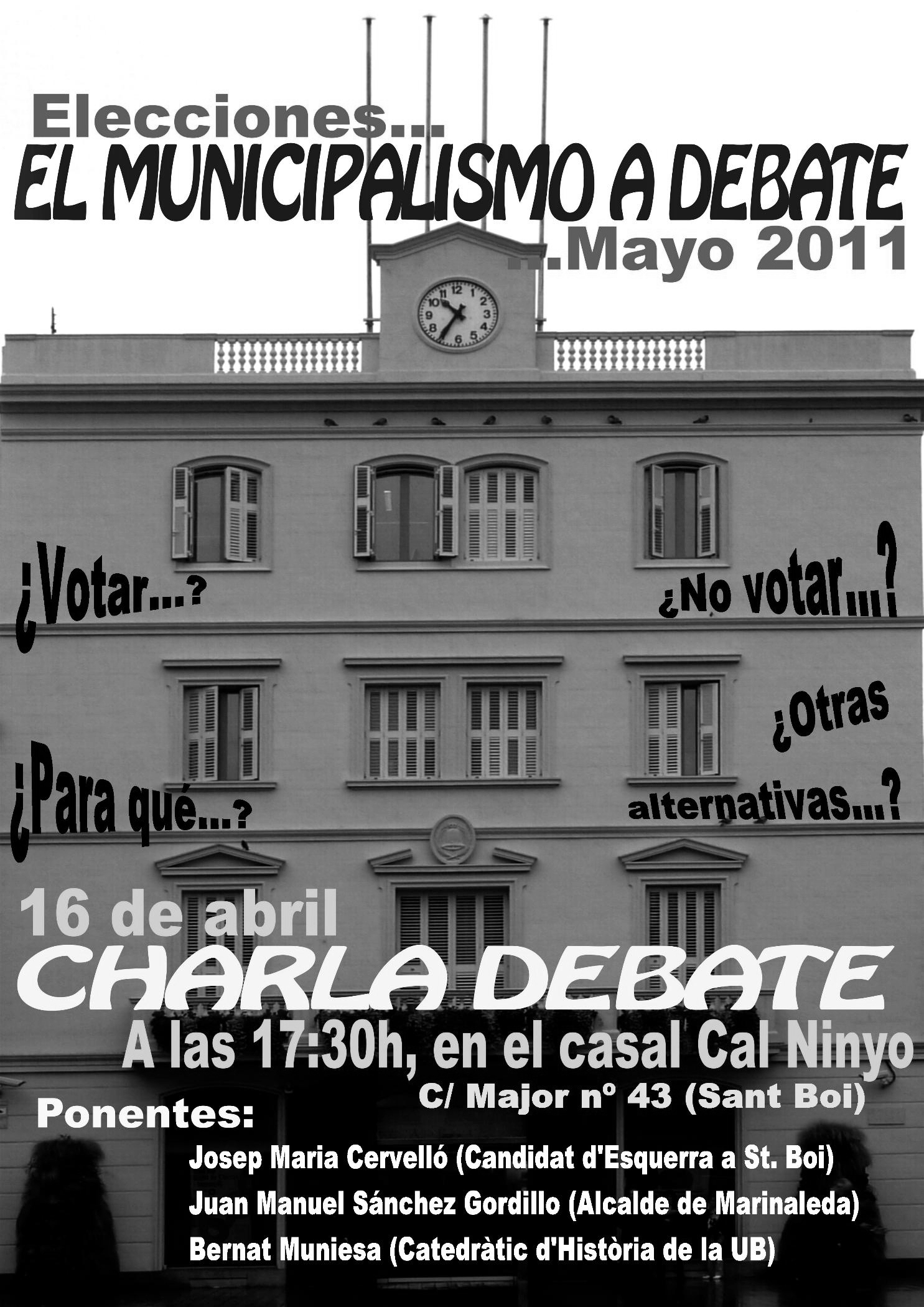 cartell debat Sant Boi