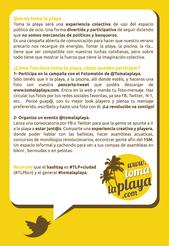 FLYER - Pren la platja!
