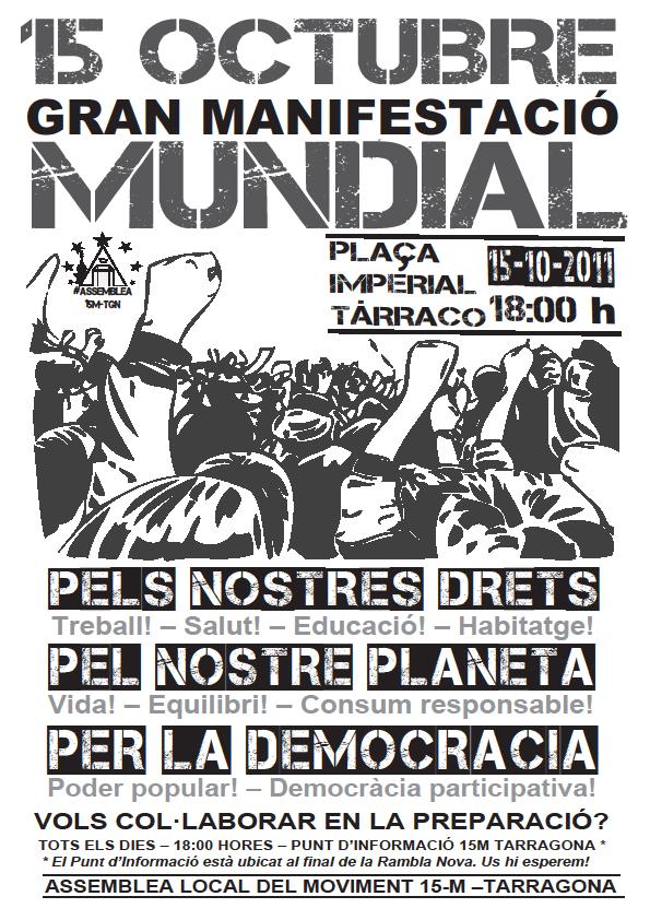 cartell Tarragona 15oct 1