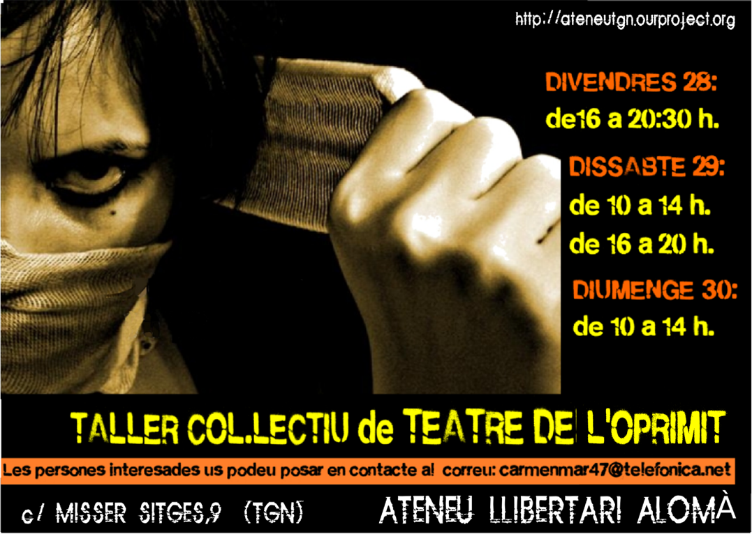 TALLER TEATRE OPRIMIT TGN