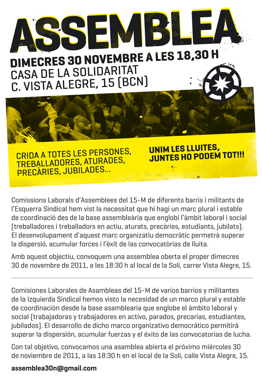 Assemblea 30N+text