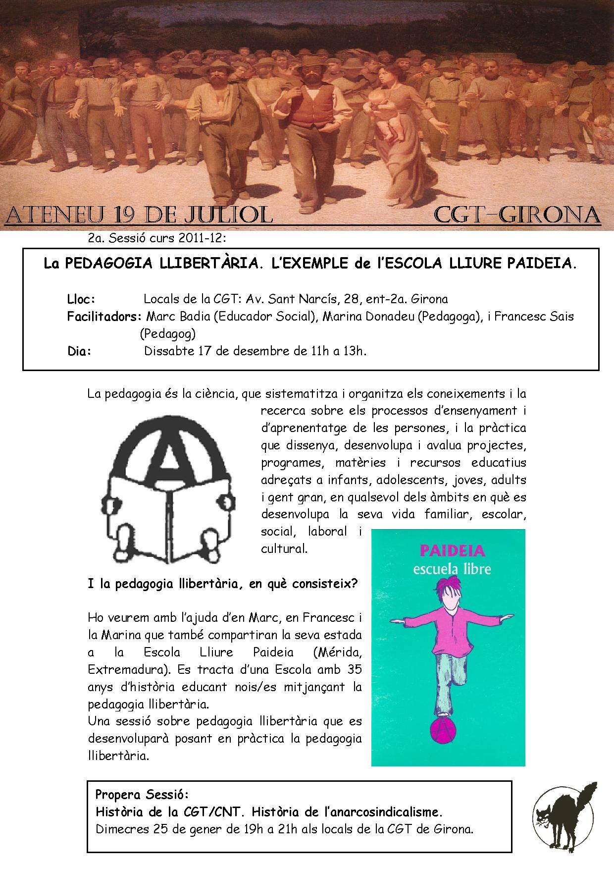 2a. sessió curs 2011-12. Cartell