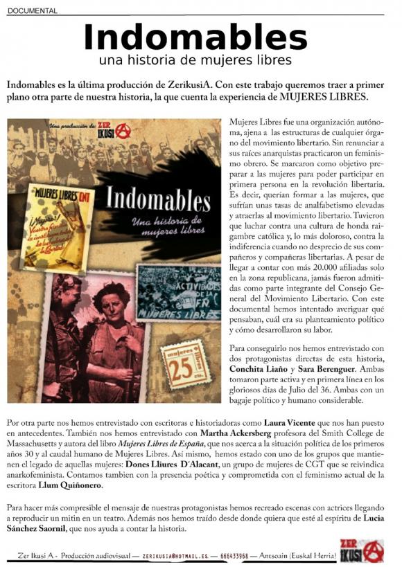 Full presentació Indomables