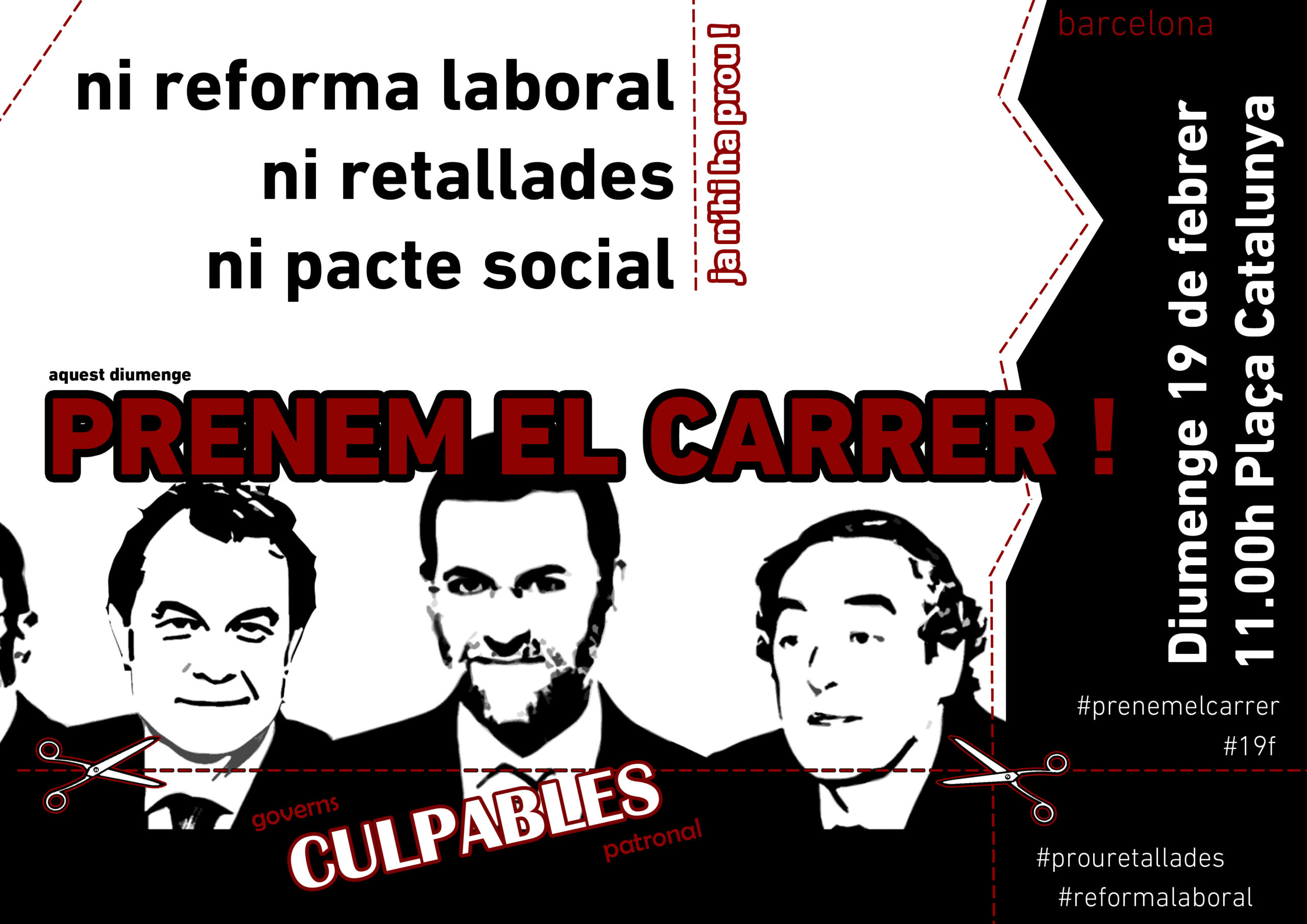19 febrer Prenem el carrer
