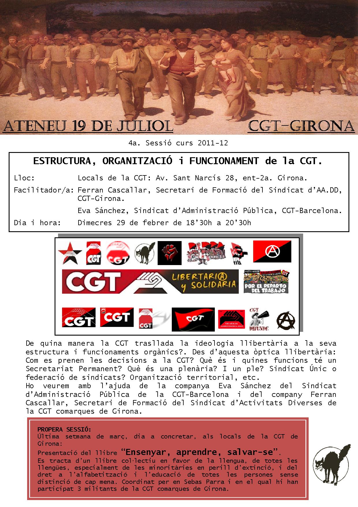 4a. sessió curs 2011-12. Cartell