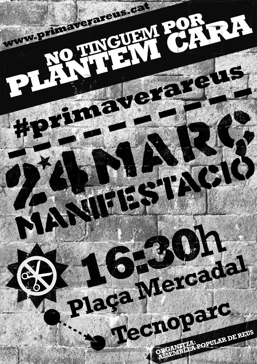 Manifestació 24M Reus
