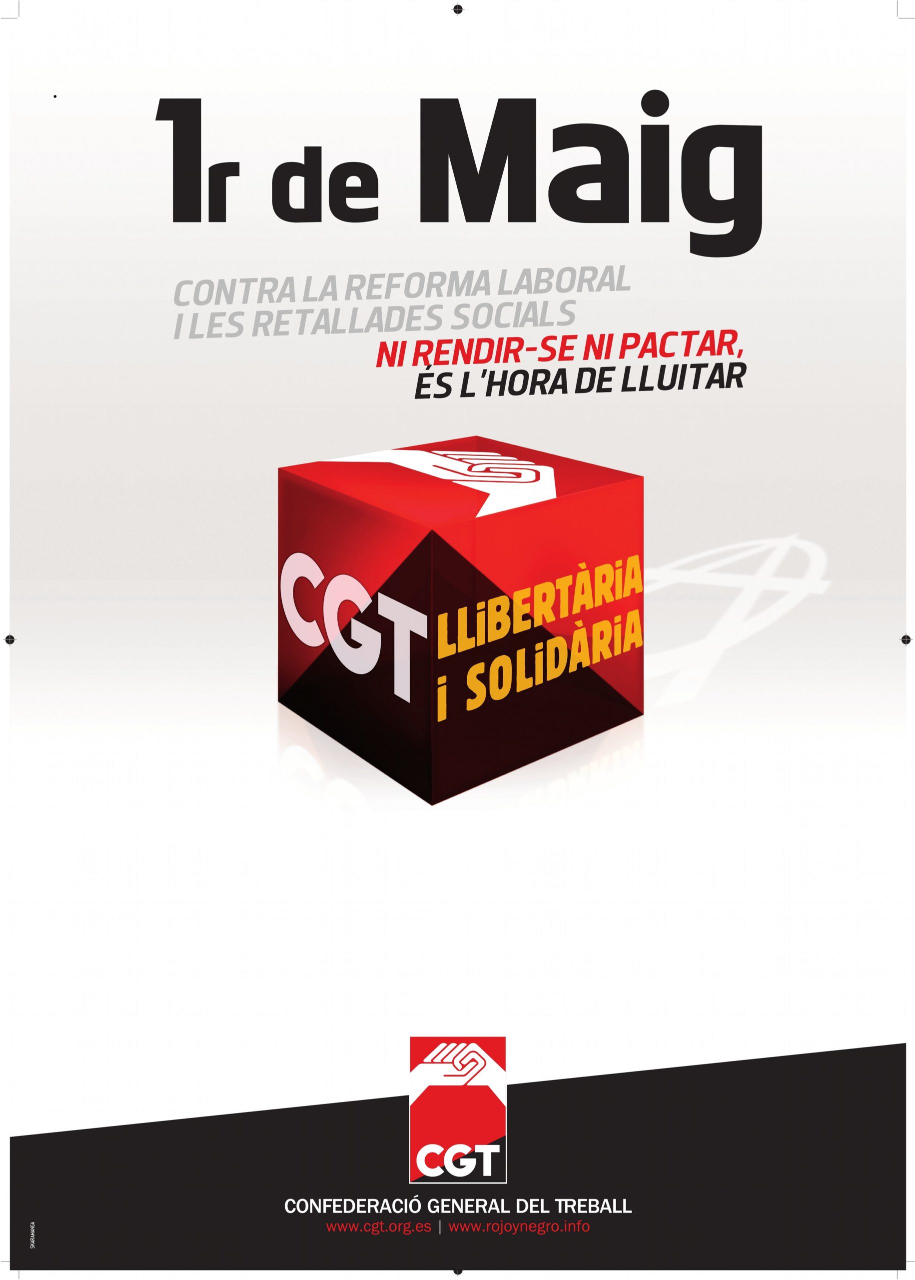 Cartell CGT 1r maig 2012