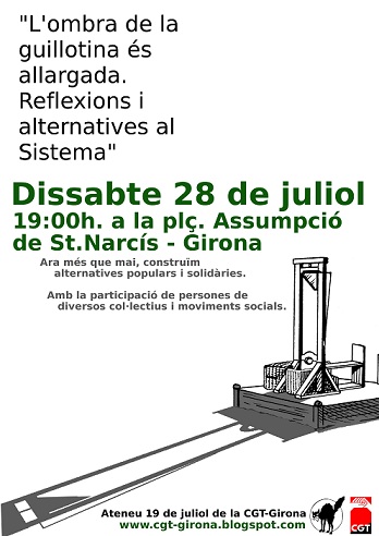 Cartell 28J a Girona