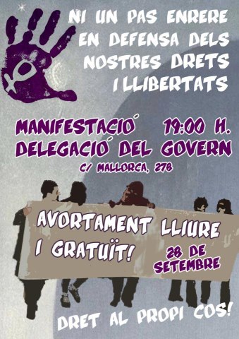 Cartell manifestació 28 setembre