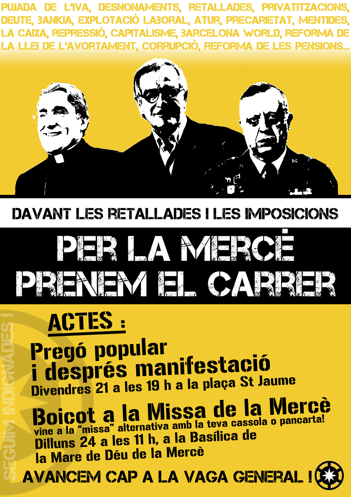 Cartell Mercè Indignada
