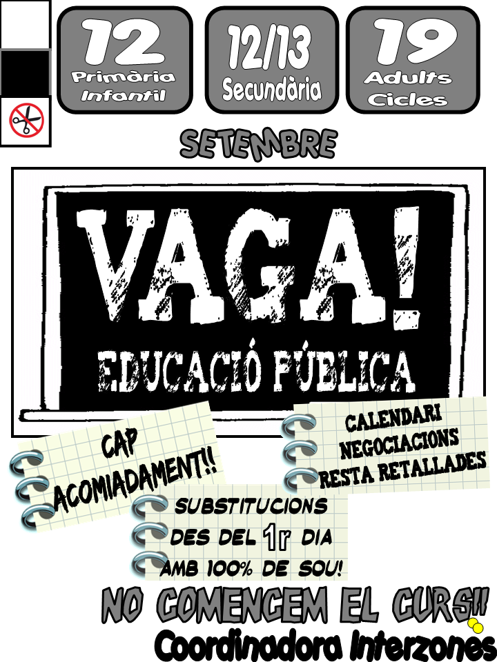 Cartell resum 3 punts