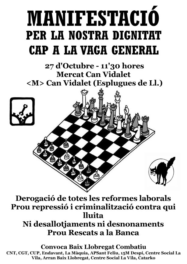 Cartell manifestació