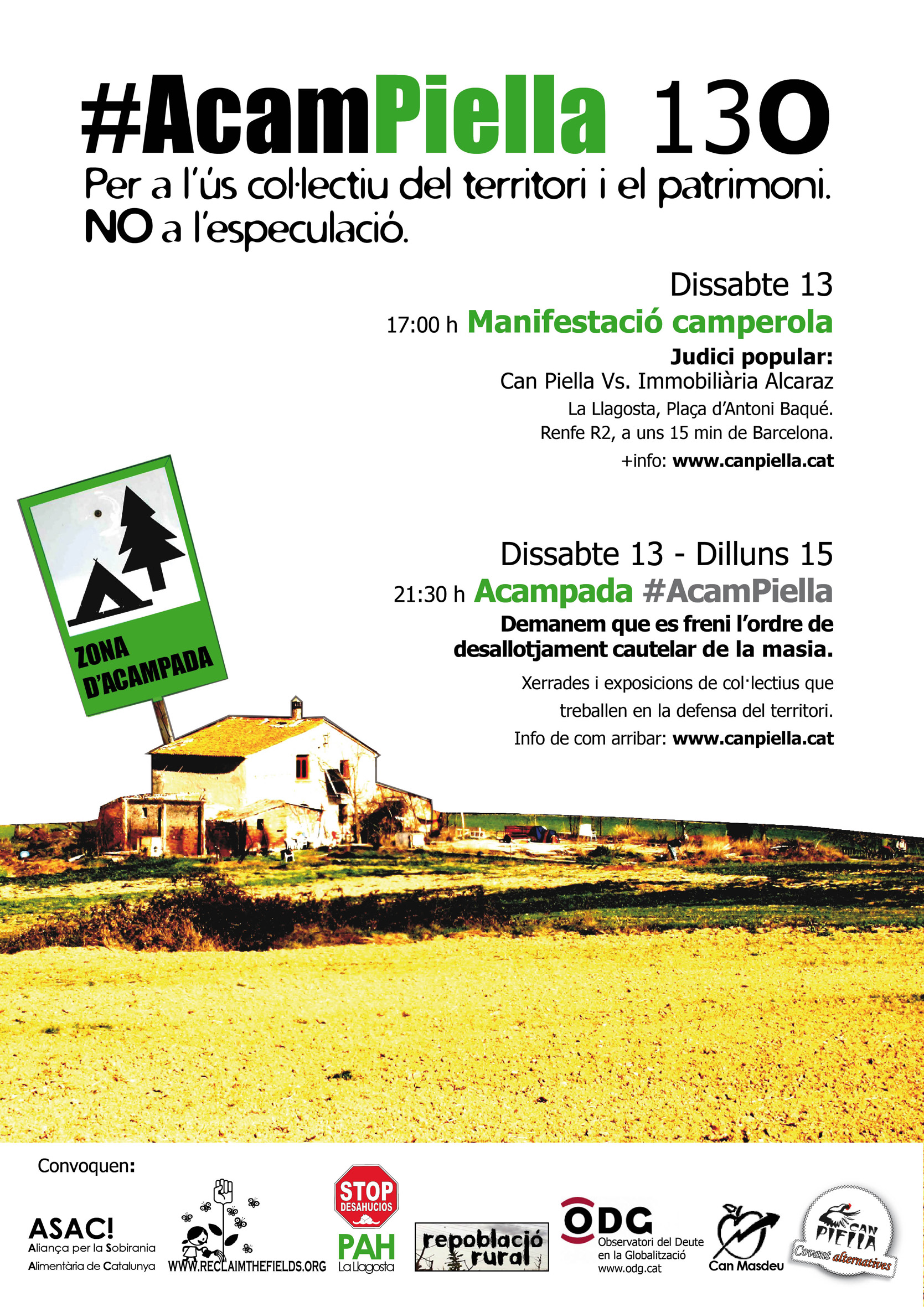 Cartell mani 13-O Can Piella