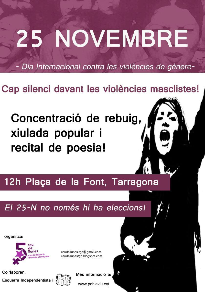 Cartell 25N Tarragona