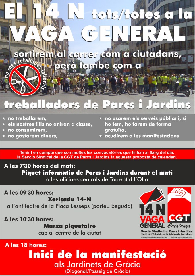 Cartell 14N Parcs i Jardins