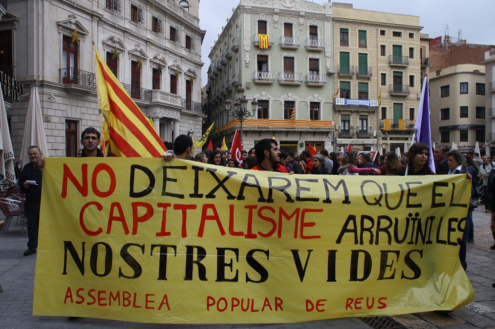 Manifestació 14N Reus
