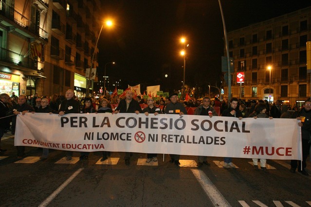 Capçalera de la manifestació