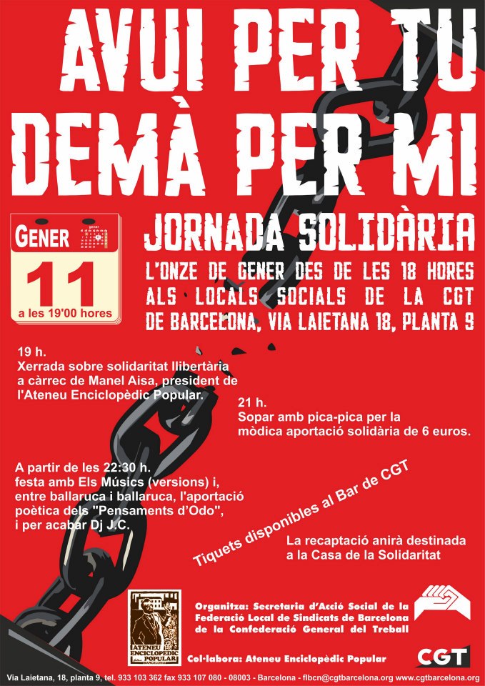 Cartell avui per tú, demà per mi