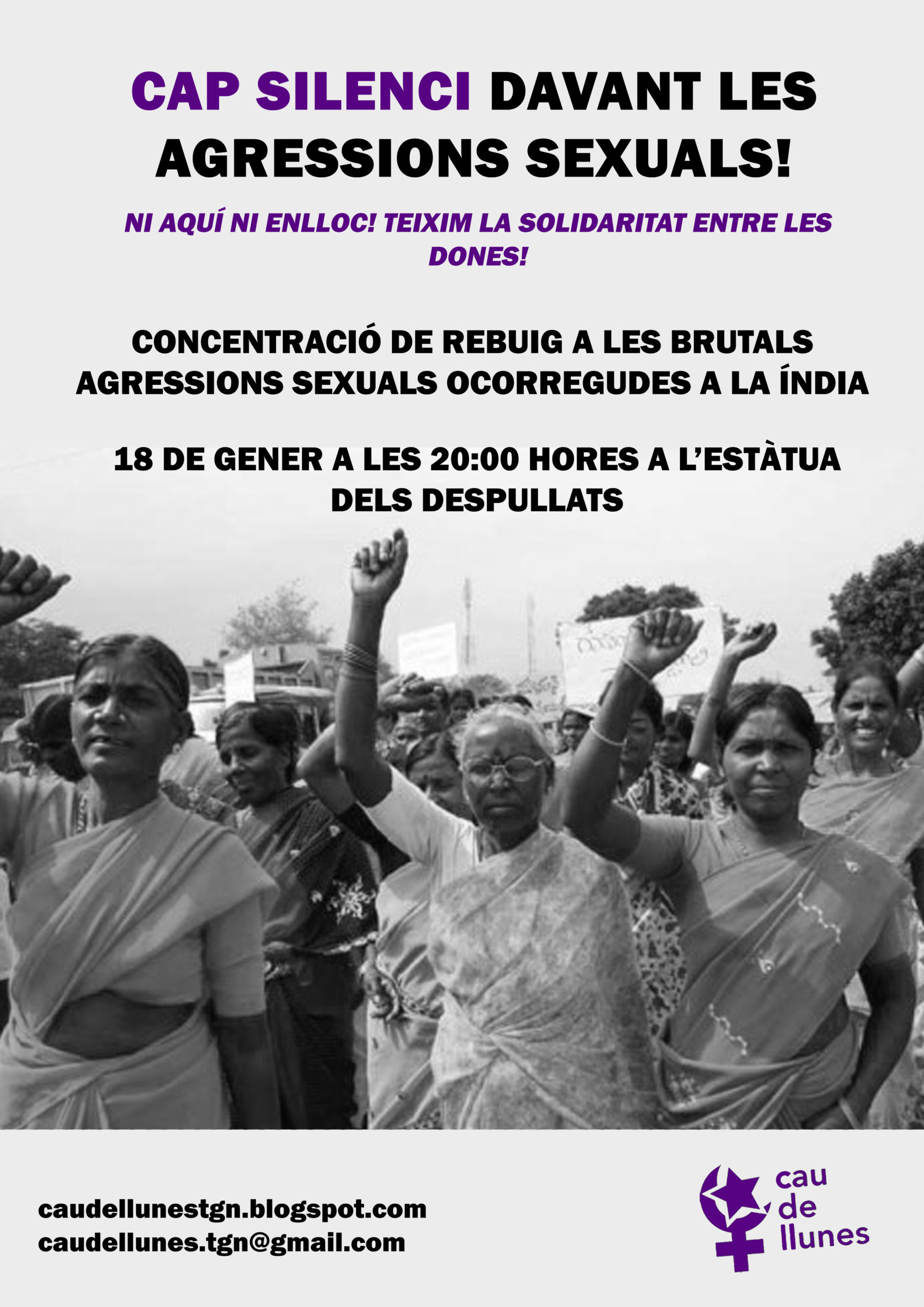 Cartell concentració 18G Tgn