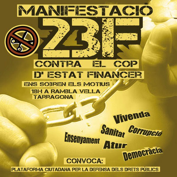 Cartell 23F Tarragona