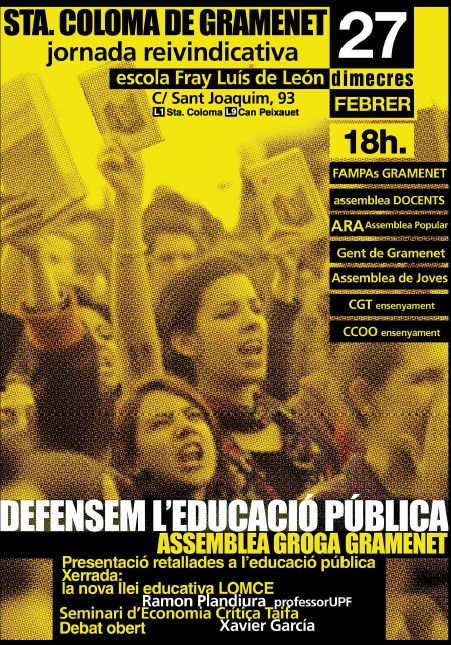 Cartell jornada 27F