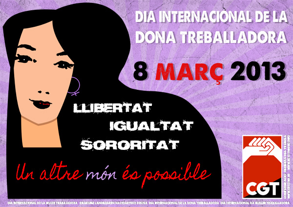 Cartell 8 març 2013 CGT