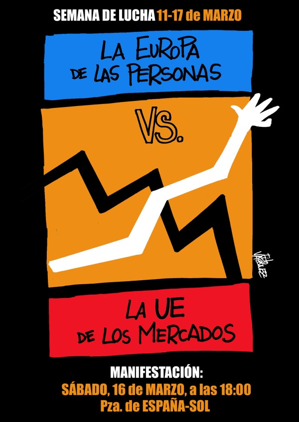 Cartell setmana de lluita a Madrid