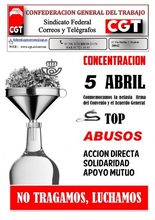Cartell 5 d'abril