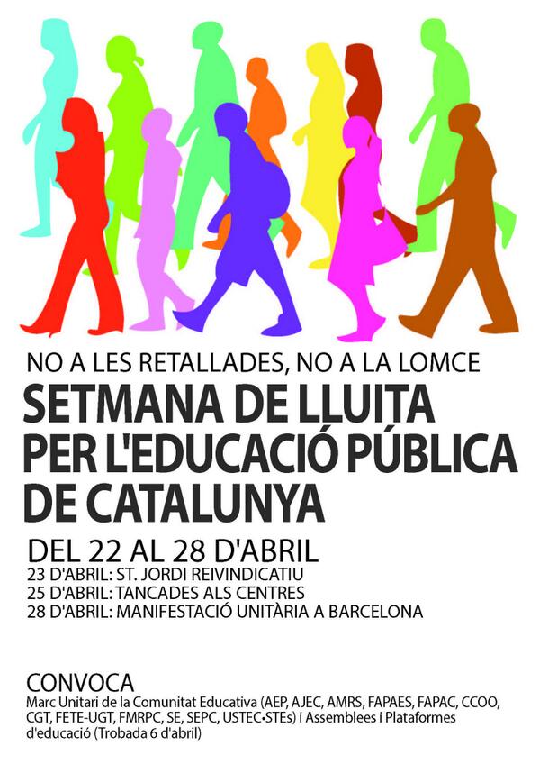 Cartell setmana de lluita