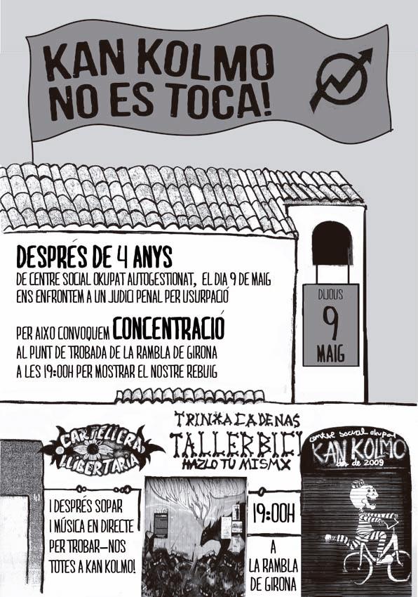 Cartell concentració 9 maig