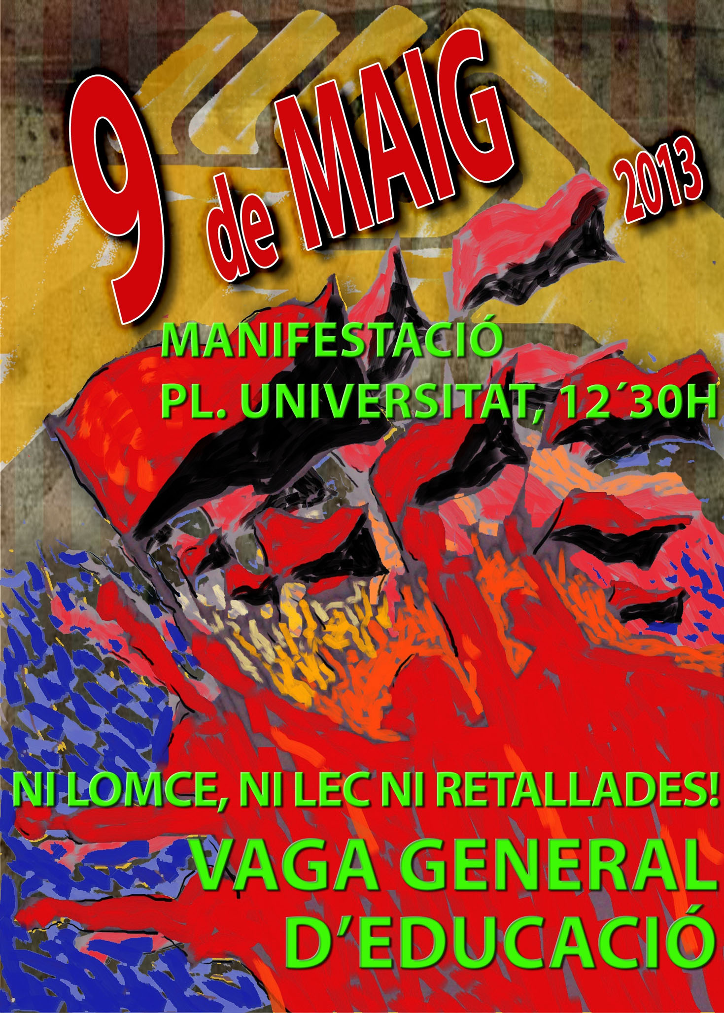 Cartell manifestació Barcelona