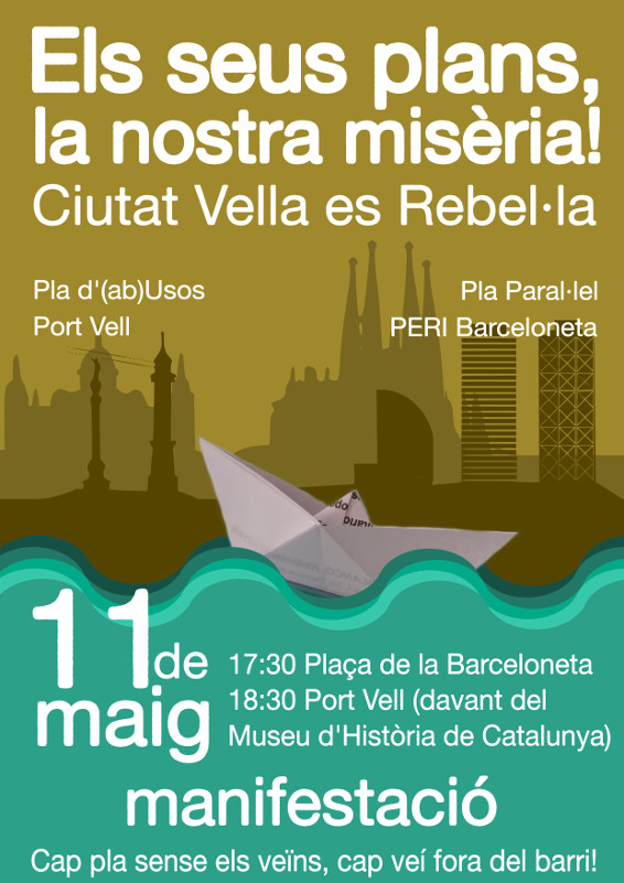 Cartell manifestació 11 de maig